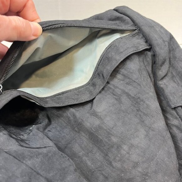 AmeriBag Classic Healthy Back Bag Tote Distressed Nylon Medium (Black) - Picture 8 of 16